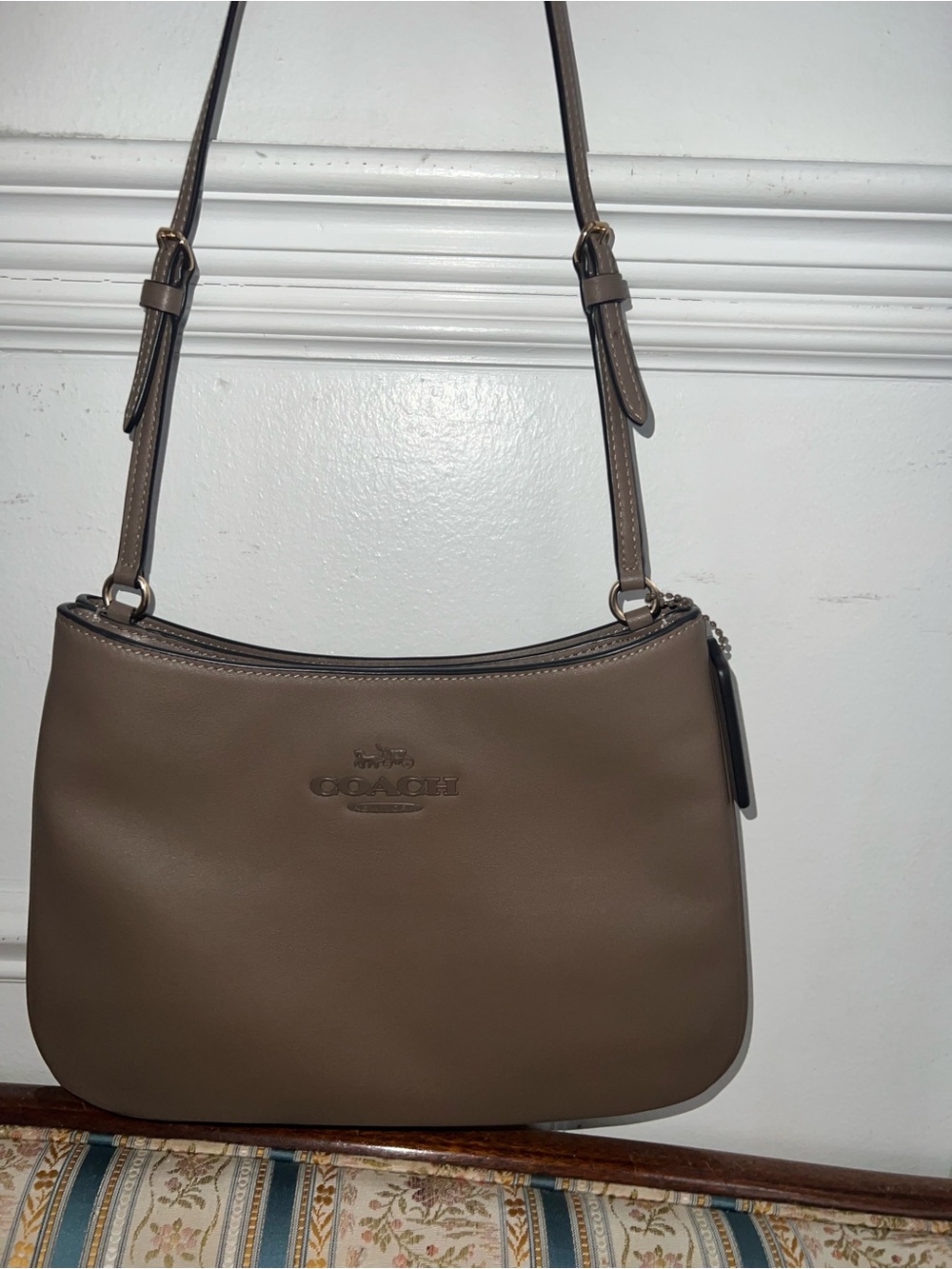 Coach Penelope Brown Leather Shoulder Bag
